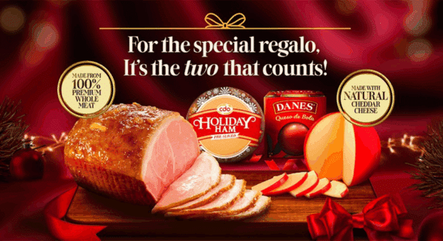 CDO marks 50 years with the Holidayโs Perfect Pair: CDO Holiday Ham and Danes Queso de Bola