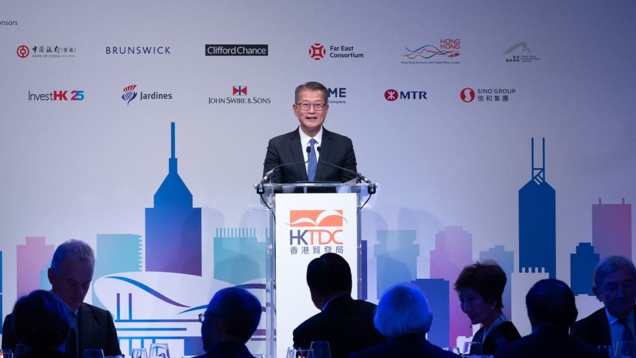 Hong Kongโs finance chief seeks to attract Italian company listings on HKEX