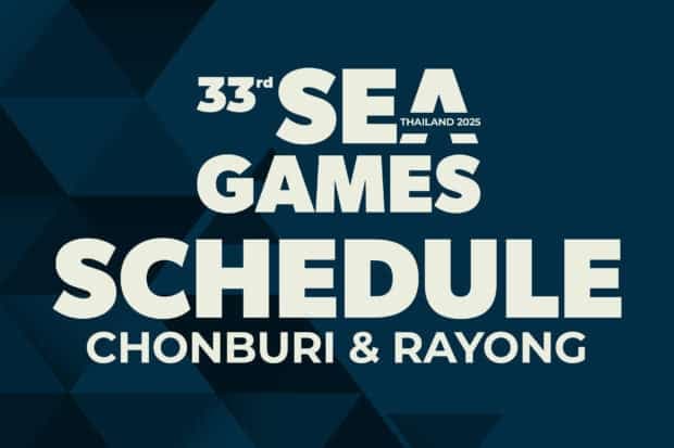 SEA Games 2025 schedule: Chonburi and Rayong, Thailand