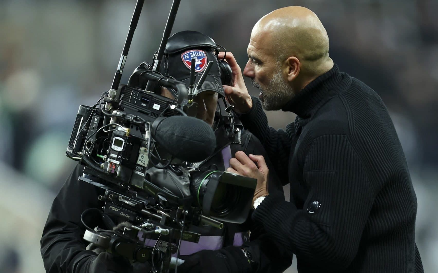 Pep Guardiola clashes with cameraman after Manchester City blow it at Newcastle